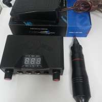 Тату-машинка без модели (тату-машинка, блок, педаль)