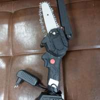 Китайская или без модели цепная аккумуляторная пила с СЗУ