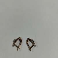 Серьги золото 585 1,82g, вес изделия 1.9g
