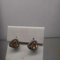 Серьги серебро 925 4,19g, вес изделия 4.37g