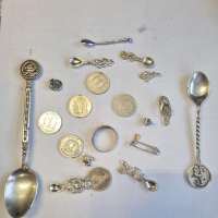 Лом или горсть серебро 925 88,81g, вес изделия 89.89g