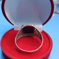 Кольцо серебро 925 5,00g, вес изделия 6.45g, размер 23, 01 камень