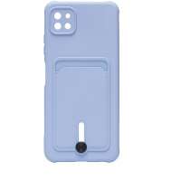 Samsung Galaxy A22s Blue (чехол с картхолдером)