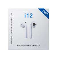 TWS i12/Inpods12 Белые (Bluetooth-наушники)