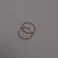 Серьги золото 585 1,50g, вес изделия 1.5g