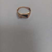 Кольцо золото 375 2,07g, вес изделия 2.26g, размер 19