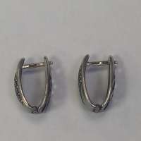 Серьги серебро 925 5,00g, вес изделия 5.2g