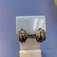 Серьги серебро 925 7,48g, вес изделия 8.5g