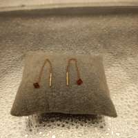 Серьги золото 585 0,67g, вес изделия 0.67g