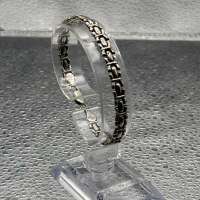 Браслет серебро 925 7,55g, вес изделия 7.65g, длина 18 см