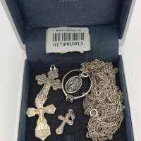 Лом (Горсть) серебро 925 19,97g, вес изделия 21.07g