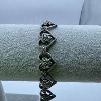Браслет серебро 925 21,89g, вес изделия 23.15g, длина 18 см