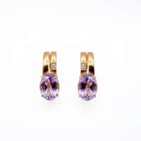 Серьги золото 585 1,65g, вес изделия 2.99g