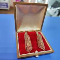 Серьги золото 585 5,06g, вес изделия 5.06g