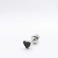 Серьга одна золото 585 0,33g, вес изделия 0.4g