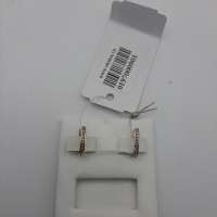 Серьги золото 585 1,34g, вес изделия 1.52g