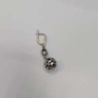 Серьга одна серебро 925 3,64g, вес изделия 3.64g