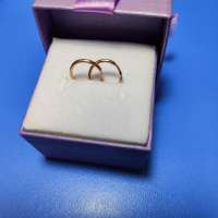 Серьги золото 585 0,48g, вес изделия 0.48g