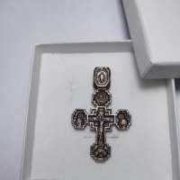 Крест серебро 925 23,41g, вес изделия 23.41g